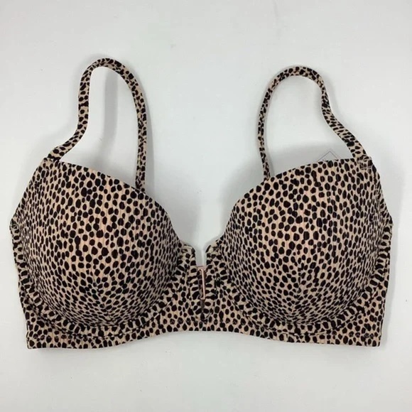 Shade & Shore Light Lift Cheetah Print Bikini Top - Picture 3 of 8